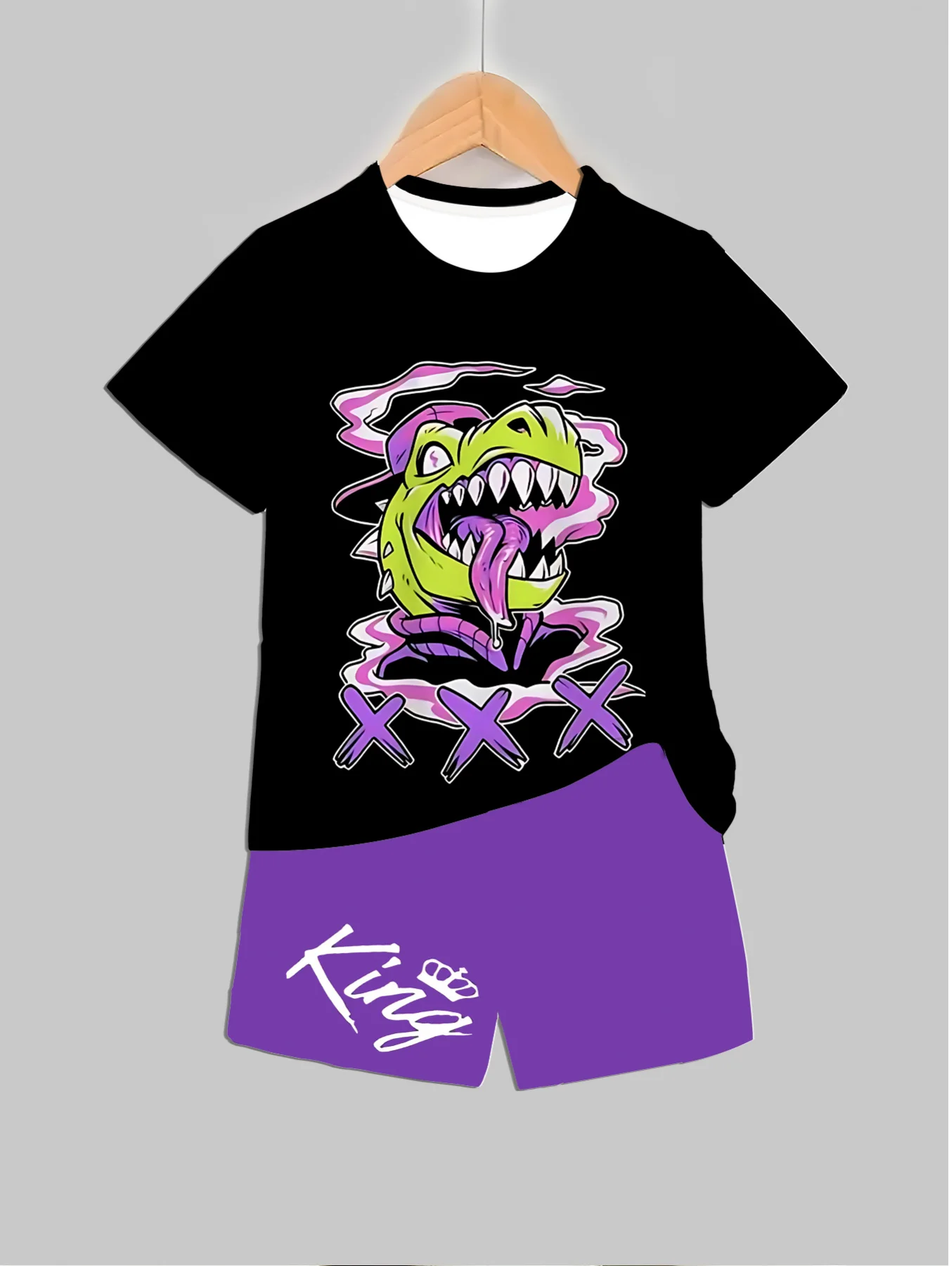 Summer Clothing Baby Girl - Nouvelles tenues imprimées dinosaures, hauts +