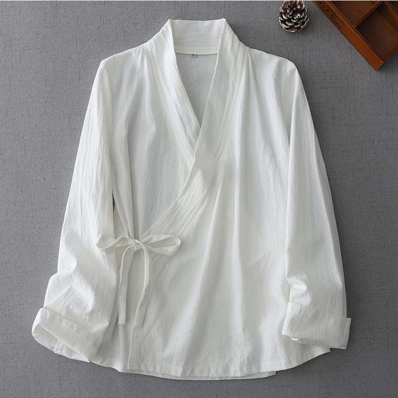 Summer Clothing Wraps - Chemisier Kimono Femme Style Chinois à