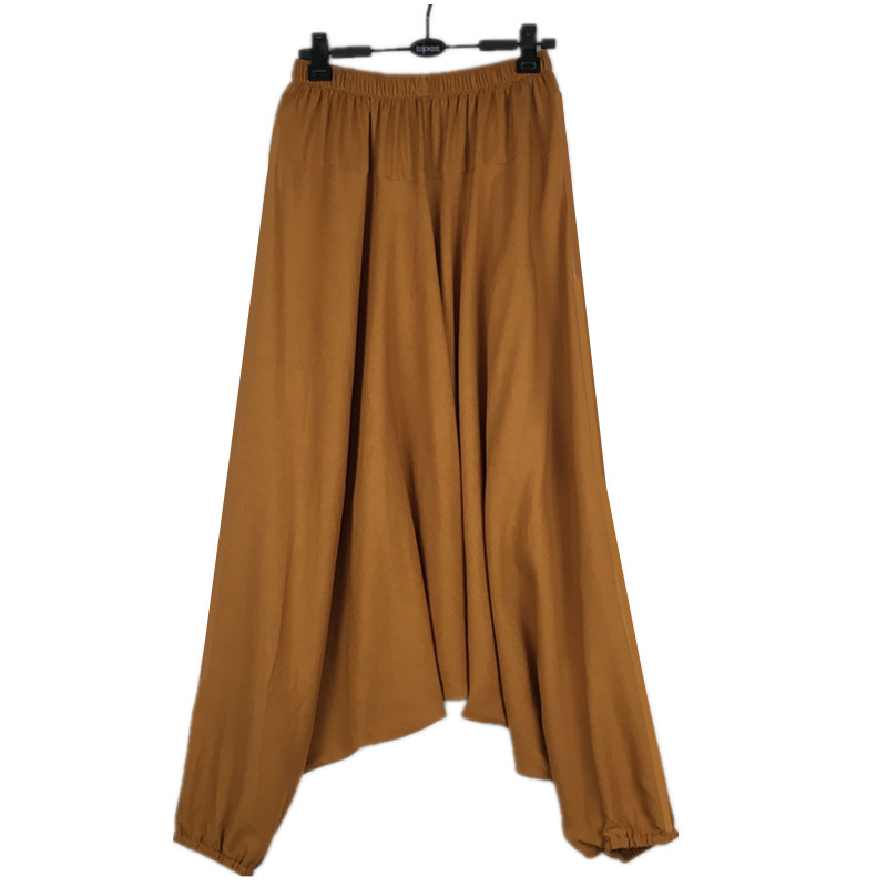 Summer Clothing Pakistan - Jupe-pantalon décontractée en coton et lin,