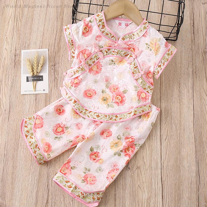 Ensemble Cheongsam Imprimé Sty - Summer Clothing Baby Girl avis et prix