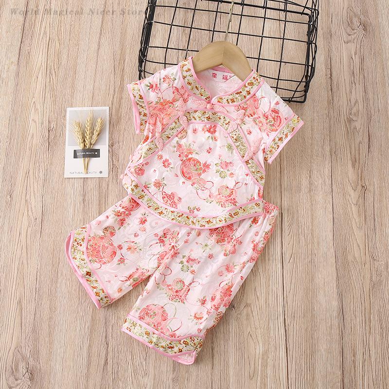 Ensemble Cheongsam Imprimé Sty - Summer Clothing Baby Girl avis et prix