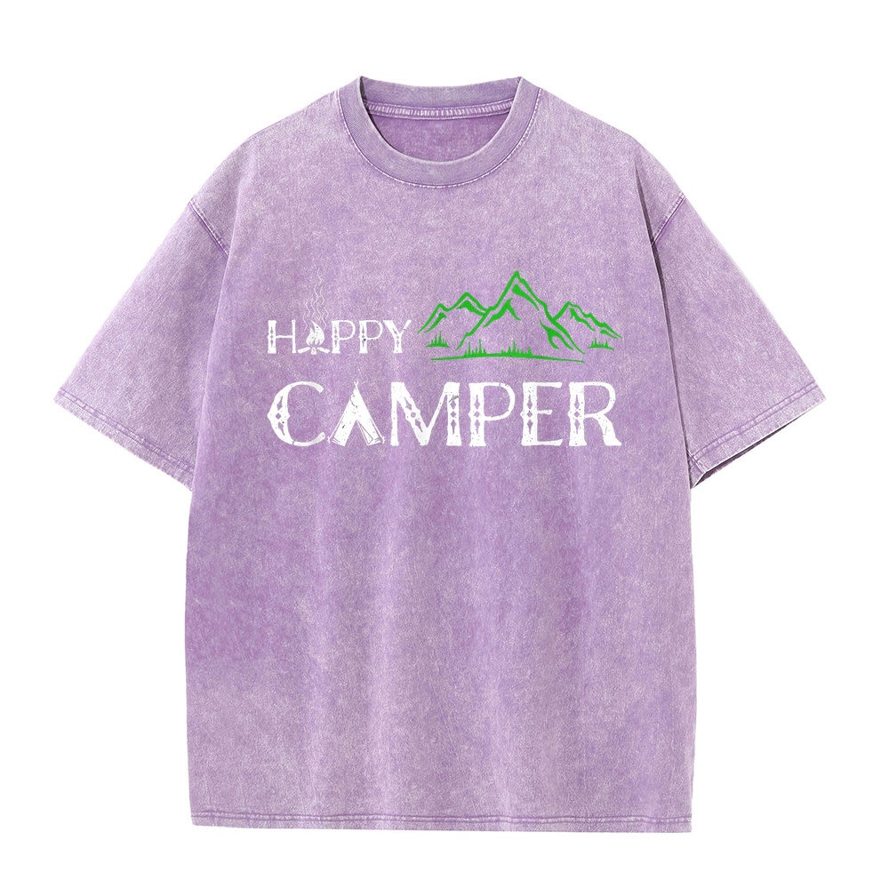 T-shirt de camping Happy Campe - Summer Clothing Women Canada avis et prix