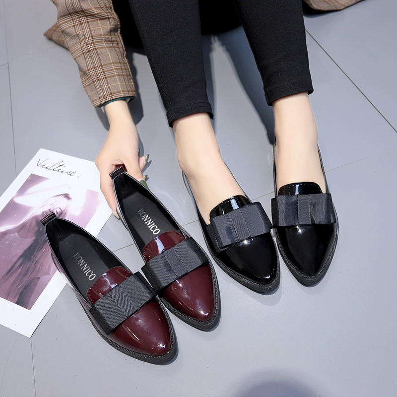 Mocassins à bout pointu en cui - Summer Clothing Stores avis et prix