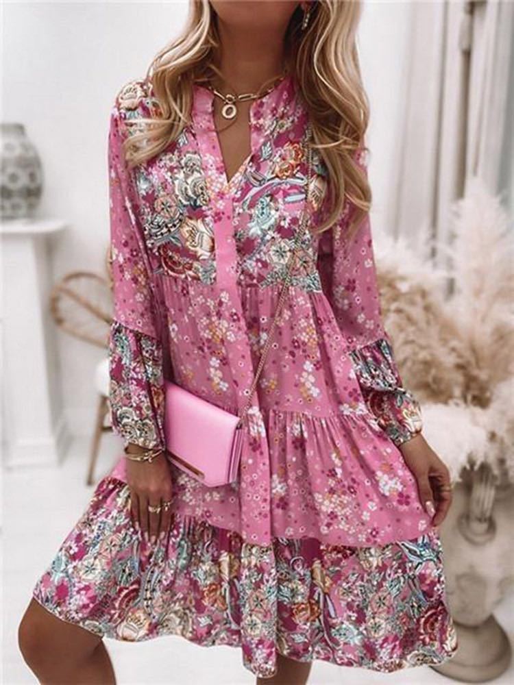 Robe décontractée à imprimé Fl - Summer Zara avis et prix