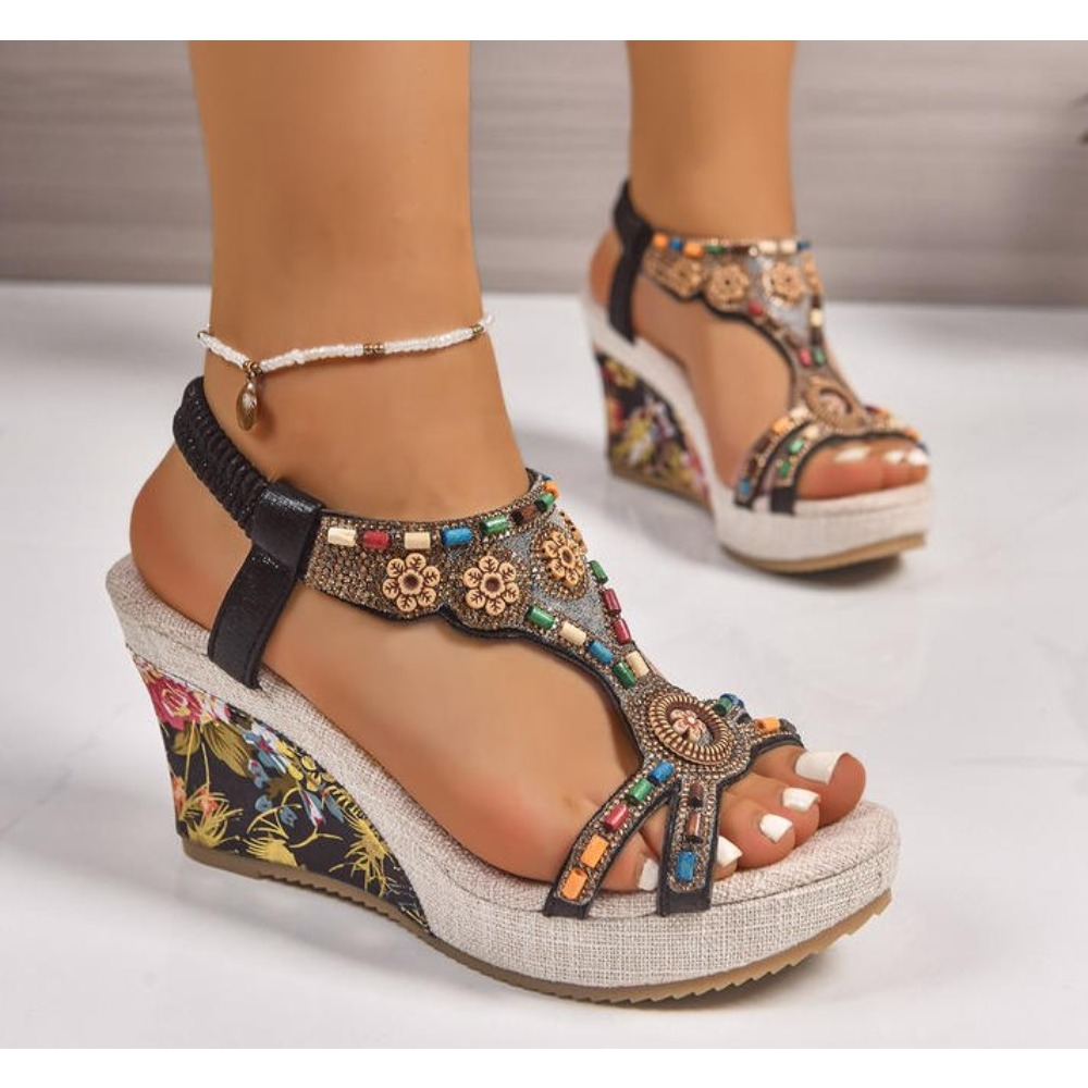 Nouvelles sandales compensées  - Summer Clothing Stores avis et prix