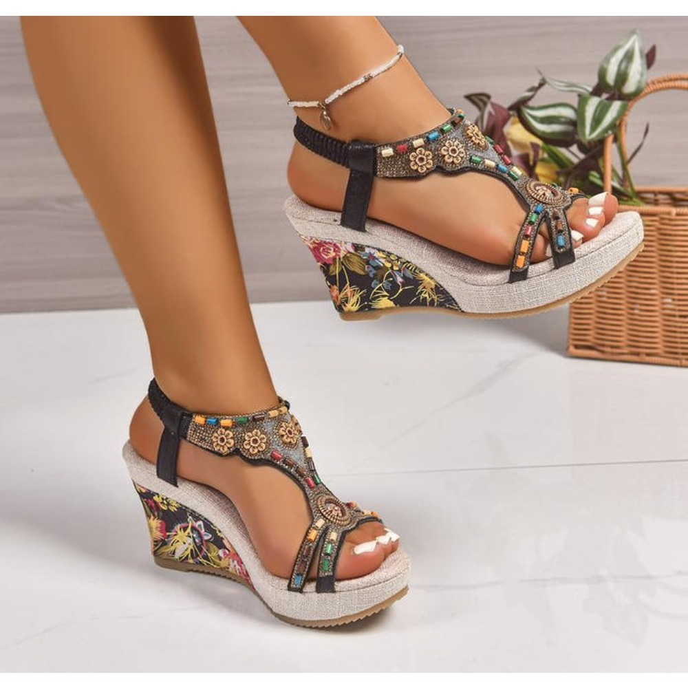 Nouvelles sandales compensées  - Summer Clothing Stores avis et prix