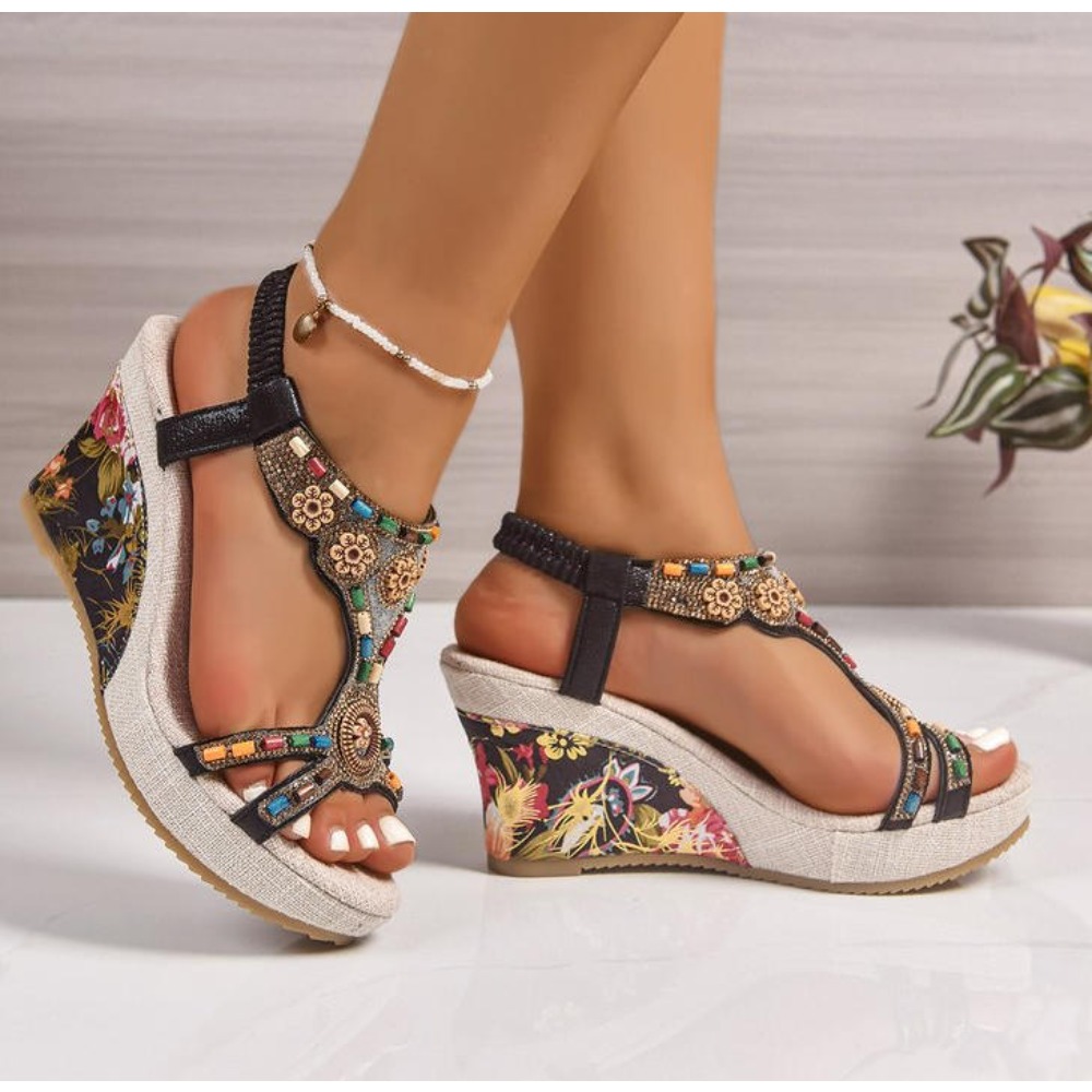 Nouvelles sandales compensées  - Summer Clothing Stores avis et prix