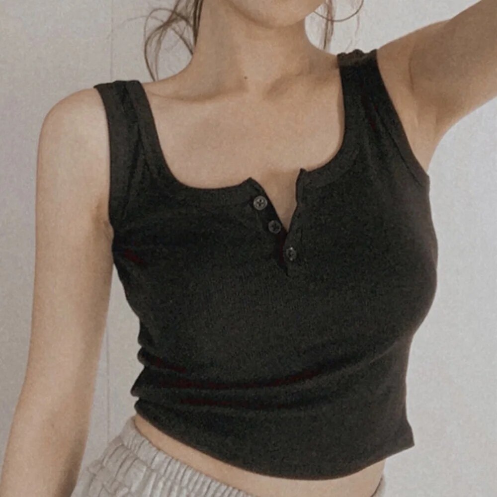 Débardeur côtelé boutonné sans - Summer Zara avis et prix