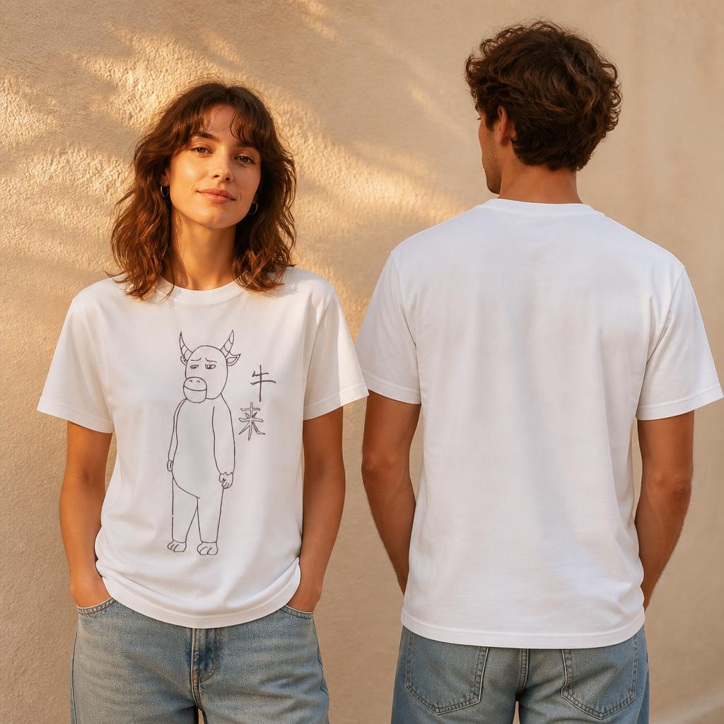 Niu Lai Drawing Men T-shirt 10 - Summer Clothing Drawing avis et prix