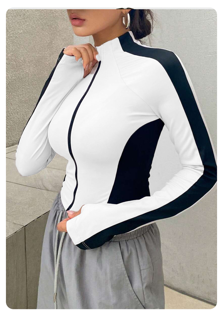 Veste de yoga à col montant, v - Summer Clothing Stores avis et prix