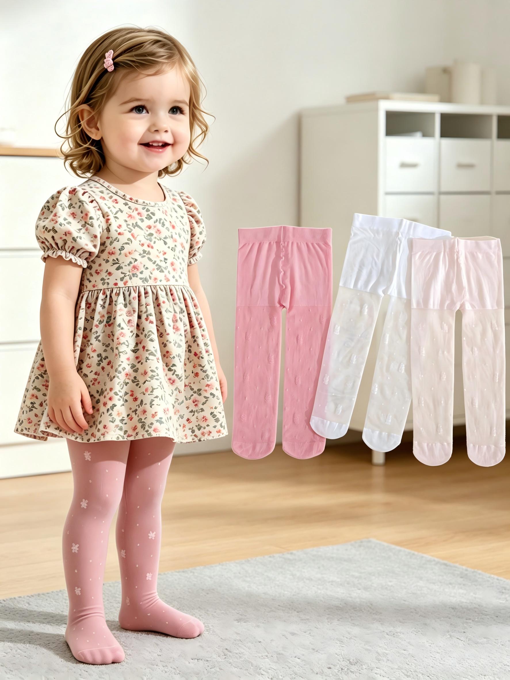 Lot de 3 collants à imprimé fl - Summer Clothing Baby Girl avis et prix