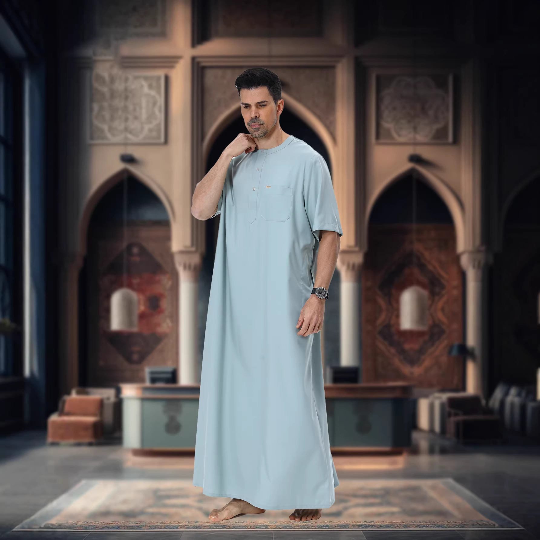 Abaya Kaftan pour Hommes Musul - Summer Clothing Pakistan avis et prix