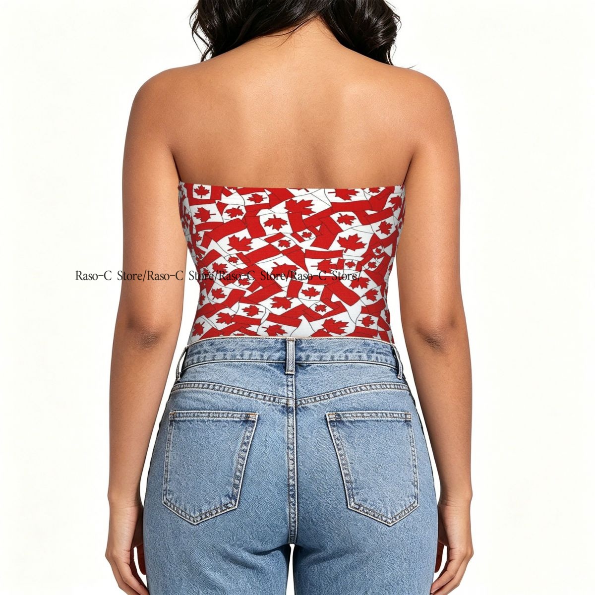 Haut court tube slim sans bret - Summer Clothing Women Canada avis et prix